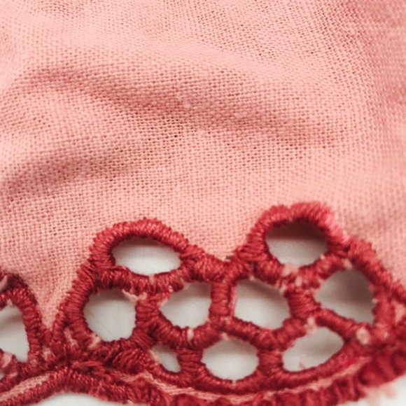 Embroidered Linen Tank Top - Picture 5 of 8